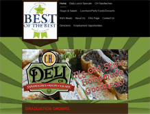 Tablet Screenshot of countryhousedeli.com